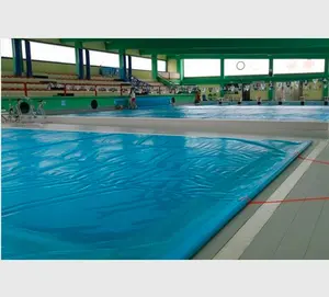 Popüler yüksek kalite yeni tasarlanmış polikarbonat manuel güneş havuz battaniye yüzme havuzu örtüsü
