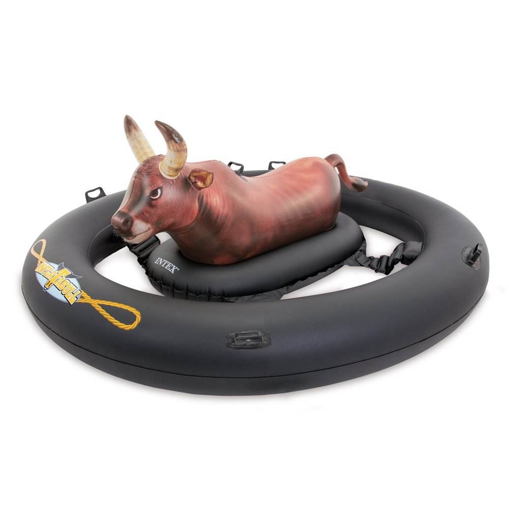 INTEX 56280 Giant Inflatable Bull Fun PBR Toy for Kids