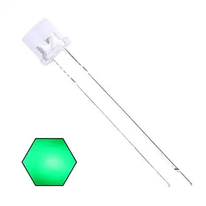 China Supplier Dip Led Water Clear 2 Pins Bi Color Green Led Diode 5mm Led