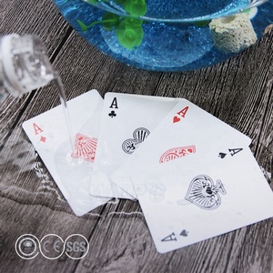 Tùy chỉnh hộp phía trước và trở lại in ấn logo không thấm nước PVC Poker thẻ chơi nhựa Made saudi arabia thăng hoa chơi thẻ - Product Image 2