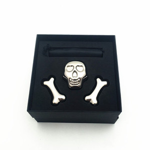 Xương Và Hộp Sọ Hình Thép Không Gỉ Ice Cubes Whiskey Stones Sliver Nhà Máy Trực Tiếp Bán In Của Khách Hàng - Product Image 2