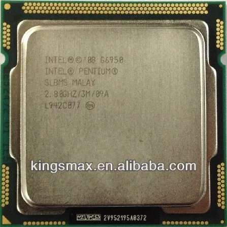 Usado Intel core duo processador Intel Pentium G6950 ( 2.8 g, L2 : 4 m, Igpu, Rev. K0, 73 W )