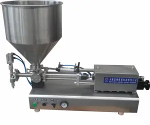 Semi automatique piston pâte de remplissage machine de remplissage de crème cosmétique