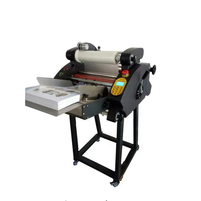 Automatic feeding auto cutting A3 paper thermal hot cold roll laminating machine with factory price