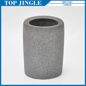 ถ้วยใส่แปรงสีฟันหินซีเมนต์สีดำคอลเลกชันใหม่ - Product Image 4