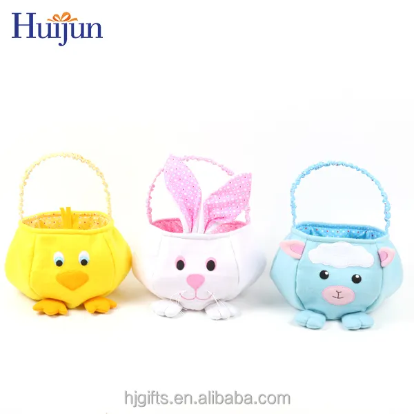 personalized cheaper easter basket bag with handle for decoration Egg Cute Gift Bags