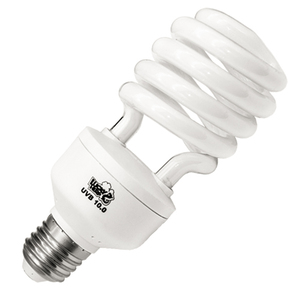 Bombilla CFL para Reptiles de 26 Vatios UVA <span class=keywords><strong>UVB</strong></span> 10% con Base E26/E27, Certificación CE, 120V/220-240V para Camaleones y Anfibios - Product Image 3
