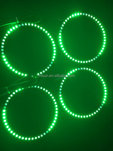 80mm coche llevó al por mayor iluminación círculo completo perseguir halos - Product Image 2