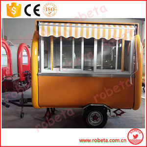 2016 Caliente-venta móvil pizza carrito de comida para la venta/alimentos asado a la parilla la cesta/madera carrito de comida - Product Image 2