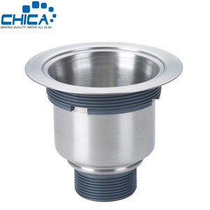 Bán buôn SS304 thép không gỉ bồn rửa chén lọc thiết kế hiện đại nhà bếp cống chất thải colander lọc cho bồn rửa - Product Image 2