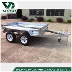 Wholesale OEM Blow Molding four wheel utility farm trailer plastic four-wheel box trailer Huizhou factory