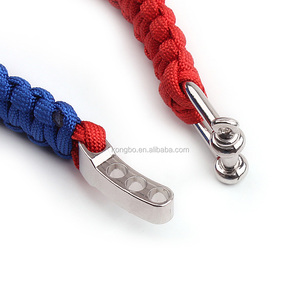 KongBo Vente en gros <span class=keywords><strong>Bracelet</strong></span> en <span class=keywords><strong>paracorde</strong></span> réglable avec boucle métallique pour drapeau américain - Product Image 3