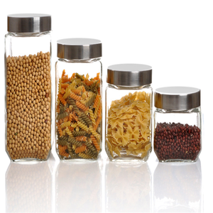 Venta al por mayor, venta al por mayor, mini frascos herméticos de vidrio para envasado de alimentos lucid con tapa - Product Image 5