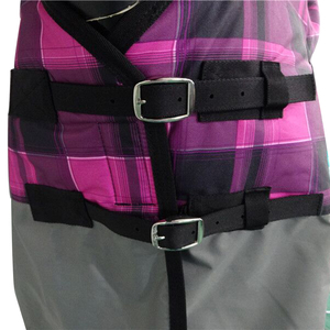 Rose Plaid <strong>Rain</strong> <strong>Sheet</strong> <strong>Horse</strong> Blanket, <strong>Horse</strong> Rugs Winter Blankets Ss Winter Equipment Equine Customized Cotton Logo Durable Oxford - Product Image 2