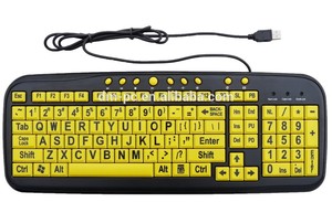 <span class=keywords><strong>la</strong></span> letra grande de fuente palabras teclado multimedia para niño de edad visiones mal - Product Image 3