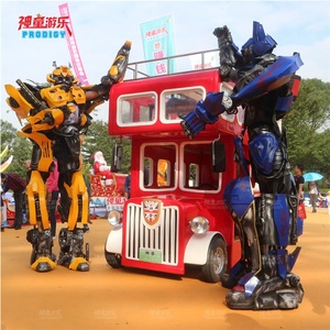 Bus touristique à deux étages de Londres pour enfants, à propulsion électrique, pour parc d'attractions, à vendre - Product Image 2