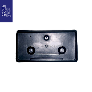 ตัวยึดพลาสติกแบบอเมริกัน,กรอบป้ายทะเบียนรถสีดำ - Product Image 1