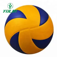 Promocional estándar de fábrica tamaño volley bola al por mayor de encargo impresa tamaño 5 de voleibol de playa para el Encuentro de propósito