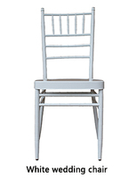 Chaise Chiavari en fer moderne et durable pour mariage, avec décoration, pour événements, banquets, hôtels, écoles et utilisation en extérieur - Vente en gros