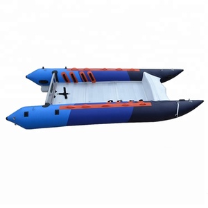 15ft Inflatable Gấp <span class=keywords><strong>Catamaran</strong></span> Thuyền Tốc Độ Cao Thuyền Inflatable Thuyền - Product Image 1