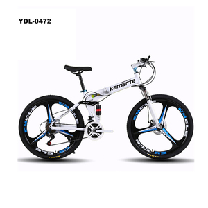 Bicicleta de Montaña plegable de 21 velocidades, suspensión dual, 24 pulgadas, 26 pulgadas, disco <span class=keywords><strong>doble</strong></span> para estudiante, <span class=keywords><strong>MTB</strong></span> - Product Image 6