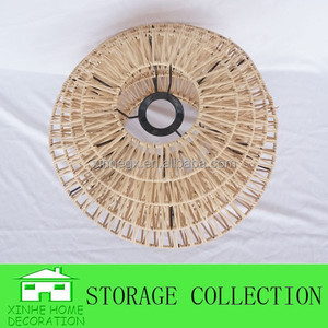 XH rotin en osier décoration lampe suspendue tissée <span class=keywords><strong>abat</strong></span>-<span class=keywords><strong>jour</strong></span> éclairage en rotin - Product Image 3