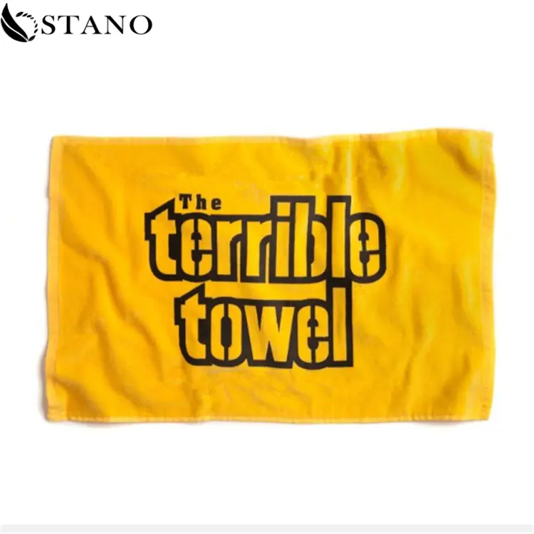 Small MOQ Custom Made Full Color Printed Microfiber Terrible Rally towel