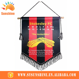 Nouveau type toutes <span class=keywords><strong>les</strong></span> tailles mini logo personnalisé conception de football fanion, football club drapeau échange - Product Image 4