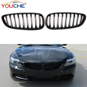 Lettertype nier grille mesh kap voor BMW Z4 E89 2009-2013 ABS 1-slat grill