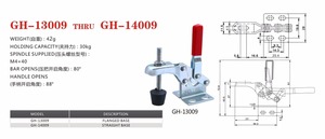 Gỗ Làm Việc Lắp Ráp Kẹp Nhanh Tay Cầm Thẳng Đứng Chuyển Đổi Kẹp GH-13009 - Product Image 5