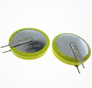ใหม่ LIR2450 3.6V 120Mah แบบชาร์จไฟแบบชาร์จไฟได้แบตเตอรี่ลิเธียมแบตเตอรี่ชาร์จ<span class=keywords><strong>2450</strong></span>แบตเตอรี่ Li-Ion ขาเท้า - Product Image 1