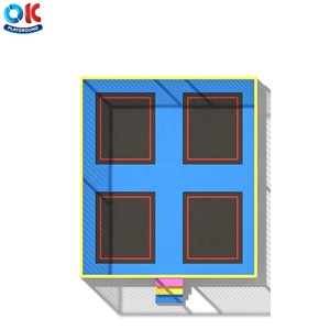OK Indoor Fitness <strong>Square</strong> <strong>Trampoline</strong> Small Size for Boys and Girls - Product Image 6