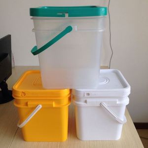 <span class=keywords><strong>Seau</strong></span> en plastique de 20 <span class=keywords><strong>litres</strong></span> de qualité alimentaire, <span class=keywords><strong>5</strong></span> gallons, avec poignée et couvercle - Product Image 4