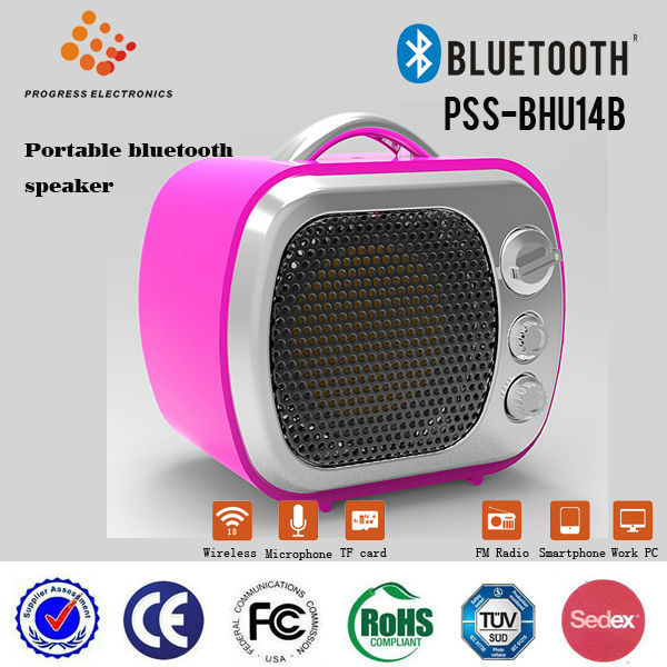 аудио спикер модельное pss-bhu14b, портативный bluetooth, tf поддержка карт памяти, светодиодные свет легко управления ночью