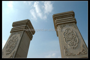 Cung điện và biệt thự bên ngoài hàng rào trang trí tường trung quốc ngoài trời <span class=keywords><strong>granite</strong></span> ốp cột - Product Image 3