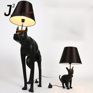 <strong>Fluorescent</strong> dog shaped <strong>floor</strong> <strong>standing</strong> <strong>lamp</strong> black junjue resin downlight fl1028 ce dog shaped <strong>floor</strong> <strong>standing</strong> <strong>lamps</strong> indoor use - Product Image 4