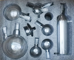 Laboratorium Kecil Lengkap Kaca Distilasi Fraksional Kit dengan Jas Pendek Jalan Kepala untuk Minyak Esensial - Product Image 5