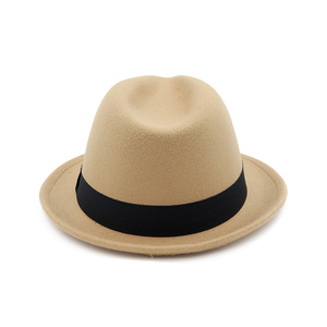 قبعة جاز كلاسيكية فيدورا رخيصة مع بخيل بري - Product Image 5