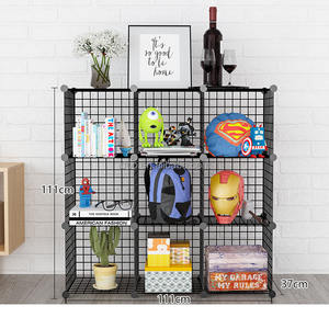 المصنع مباشرة بيع شبكة أسلاك تخزين رفوف 3 الطبقة المعادن النبيذ زهرة لعبة تخزين الرف - Product Image 2