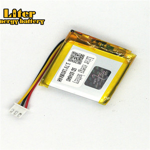 Socket 2.5-3 P 3.7 V 804040 1800 mah high quality Li-ion Rechargeable Lithium polymer battery voltage Li- po li-polymère battery - Product Image 3