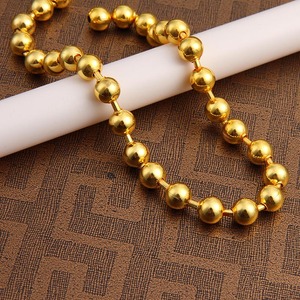 Bello di modo di colore dell'oro del branello della sfera collane a catena - Product Image 4