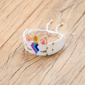 MI-B180354 Moyamiya Arc-En-Ciel Licorne Cheval Miyuki Perles Bracelet Femmes Adolescents Enfants De Mode À La Main pour Enfants - Product Image 4