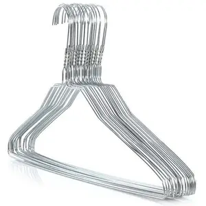 High quality galvanized wire or plastic coated wire clothes hanger for laundry