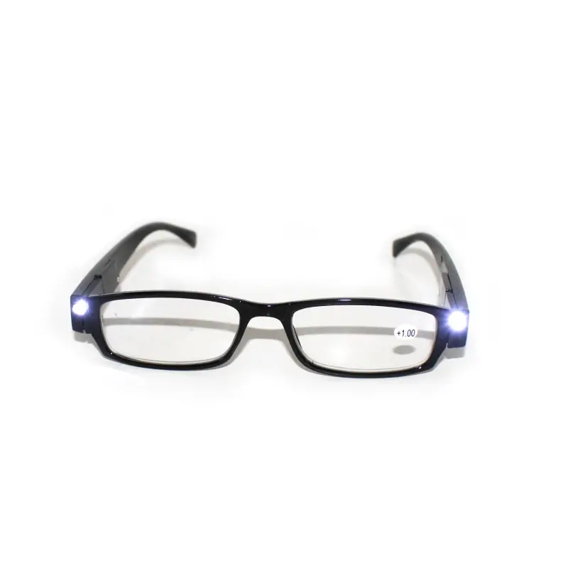 새로운 도매 패션 led 빛 독서 안경
