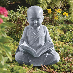 Estatuas de Buda Pequeñas de Mármol Blanco para Decoración Interior o Exterior - Product Image 3