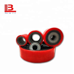 Rodízios de Poliuretano para Empilhadeira, Rodas de <span class=keywords><strong>Nylon</strong></span> para Paleteira e Empilhadeira Stalcer PU 80*70mm e 180*60mm - Product Image 1
