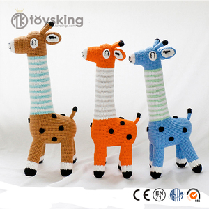 TK tejido a mano talentoso ciervo relleno <span class=keywords><strong>jirafa</strong></span> ganchillo juguete <span class=keywords><strong>Amigurumi</strong></span> artículos al por mayor - Product Image 2