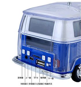 Bocina LED WS267BT para coche, altavoz inalámbrico con forma de autobús, luces de colores, Radio, USB, TF, venta al por mayor de fábrica - Product Image 6