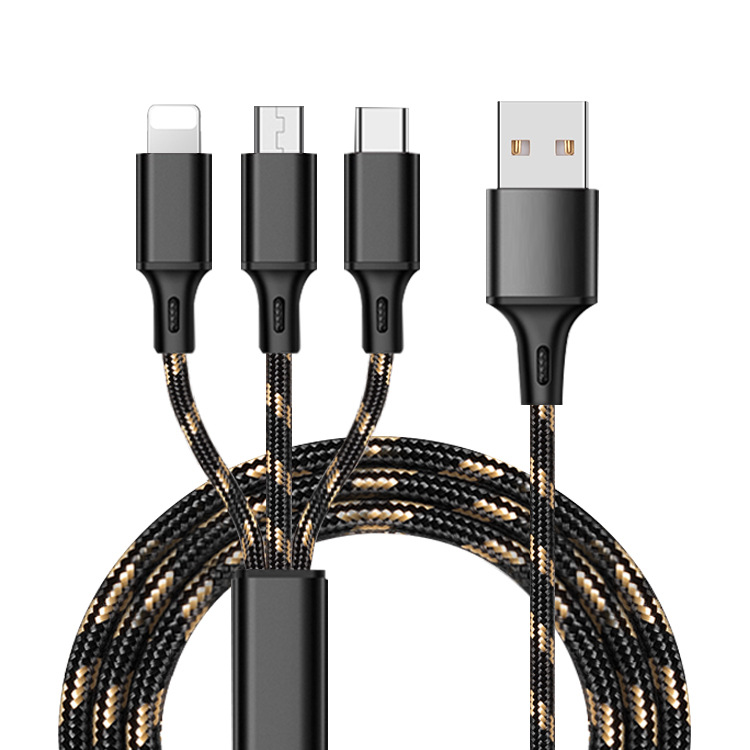 2018 микро USB Type C зарядный кабель 3 в 1 USB