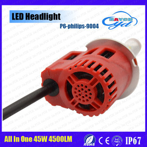 Nuevo 2016 4500lm p6 auto/moto philip led <span class=keywords><strong>faro</strong></span> h4, H13, 9004 9007 de 45 w alta/luz de <span class=keywords><strong>cruce</strong></span> led - Product Image 5